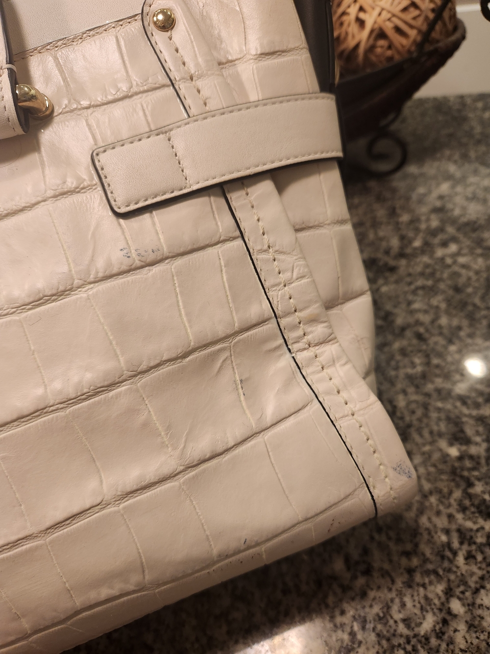 Coach Swagger 37 Croc-Embossed Satchel With Shoulder/Crossbody Strap - Picture 8 of 16